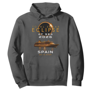 Spain Total Solar Eclipse 2026 At Sea Cruise Hoodie
