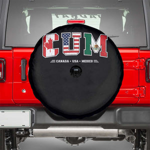 CUM Canada USA Mexico Patriotic Soccer Fans Spare Tire Cover