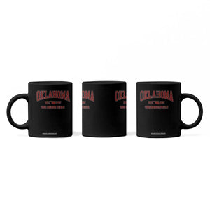 Oklahoma Sports Throwback Design Jersey Style Coffee Mug