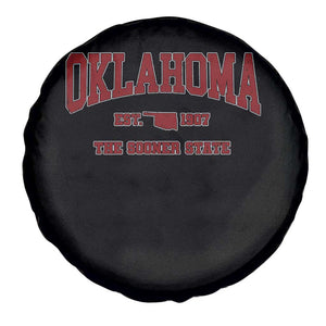 Oklahoma Sports Throwback Design Jersey Style Spare Tire Cover