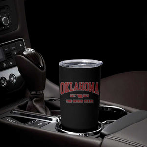 Oklahoma Sports Throwback Design Jersey Style Tumbler Cup