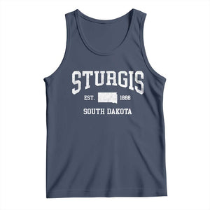 Sturgis South Dakota Est 1888 Tank Top Vintage SD State Map Pride