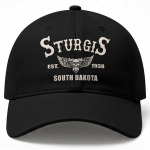 Sturgis South Dakota Est 1938 Motorcycle Biker Skull Baseball Cap TS11 Print Your Wear