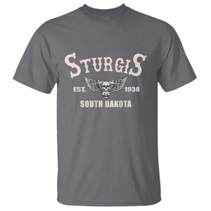 Sturgis South Dakota Est 1938 Motorcycle Biker Skull T Shirt