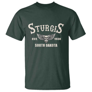 Sturgis South Dakota Est 1938 Motorcycle Biker Skull T Shirt