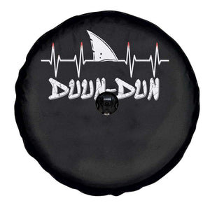 Funny Shark Heartbeat EKG Dunn Ocean Wildlife Spare Tire Cover TS11 Print Your Wear