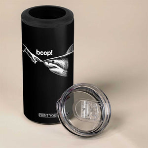 Boop Shark Meme 4 in 1 Can Cooler Tumbler Funny Nose Touch Shark Lovers Ocean Life TS11 Print Your Wear