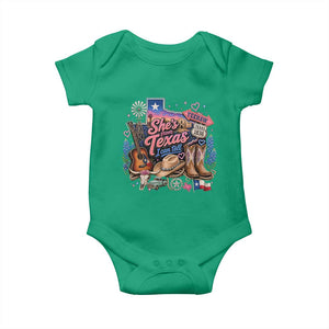She Is From Texas I Can Tell Baby Onesie Texas Girl Pride