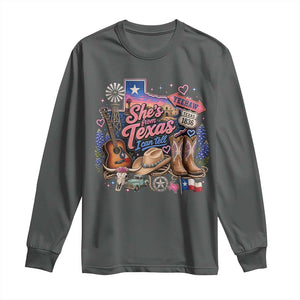 She Is From Texas I Can Tell Long Sleeve Shirt Texas Girl Pride
