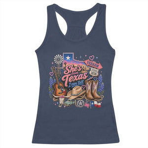 She Is From Texas I Can Tell Racerback Tank Top Texas Girl Pride