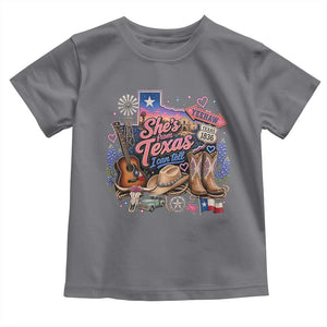 She Is From Texas I Can Tell Toddler T Shirt Texas Girl Pride