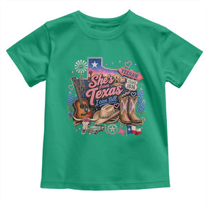 She Is From Texas I Can Tell Toddler T Shirt Texas Girl Pride
