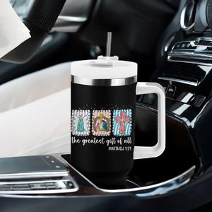 Christian Christmas Tumbler With Handle The Greatest Gift Of All Jesus Nativity Scene TS11 Print Your Wear
