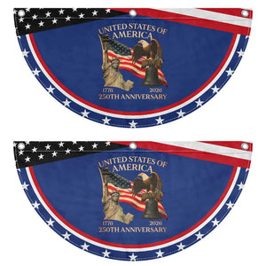 America's 250th Anniversary Patriotic Fan Flag United States Of America 250th Independence Day Freedom