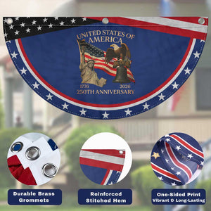 America's 250th Anniversary Patriotic Fan Flag United States Of America 250th Independence Day Freedom