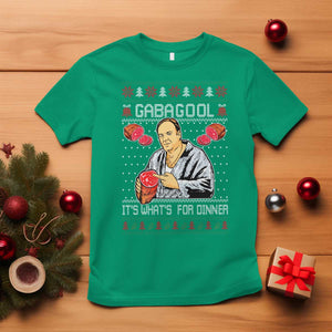 Funny Christmas Mafia T Shirt Gabagool It Is Whats For Dinner Gangster Movie TS11 Irish Green Print Your Wear