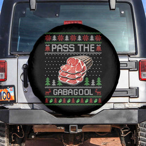 Funny Pass The Gabagool Christmas Spare Tire Cover Italian Food TS11 No hole Black Print Your Wear