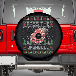 Funny Pass The Gabagool Christmas Spare Tire Cover Italian Food TS11 Black Print Your Wear