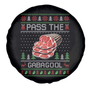 Funny Pass The Gabagool Christmas Spare Tire Cover Italian Food TS11 Print Your Wear