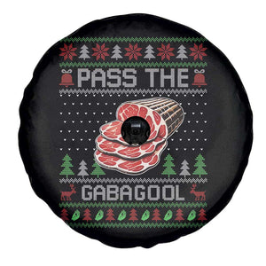 Funny Pass The Gabagool Christmas Spare Tire Cover Italian Food TS11 Print Your Wear