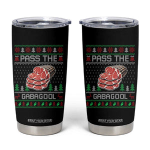Funny Pass The Gabagool Christmas Tumbler Cup Italian Food TS11 Black Print Your Wear
