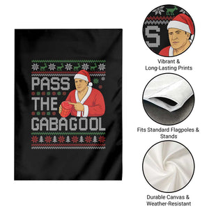 Funny Pass The Gabagool Christmas Garden Flag Italian Food Xmas Mafia Gangster Movie TS11 Print Your Wear