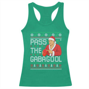 Funny Pass The Gabagool Christmas Racerback Tank Top Italian Food Xmas Mafia Gangster Movie TS11 Irish Green Print Your Wear