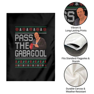 Funny Pass The Gabagool Christmas Garden Flag Italian Food Xmas Mafia Movie TS11 Print Your Wear