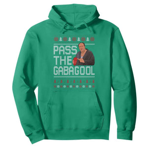 Funny Pass The Gabagool Christmas Hoodie Italian Food Xmas Mafia Movie TS11 Irish Green Print Your Wear