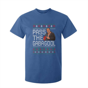 Funny Pass The Gabagool Christmas T Shirt For Kid Italian Food Xmas Mafia Movie TS11 Royal Blue Print Your Wear