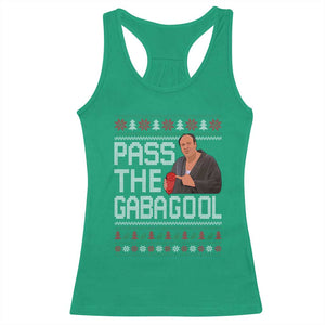 Funny Pass The Gabagool Christmas Racerback Tank Top Italian Food Xmas Mafia Movie TS11 Irish Green Print Your Wear