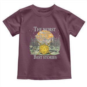 Not All Those Who Wander Are Lost Nevermind Toddler T Shirt Funny RPG Parody Gamer TS11 Maroon Print Your Wear