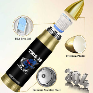 This Is Bullshit Bullet Tumbler Funny Cow Buffalo Toilet TS11 Print Your Wear