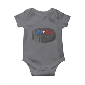 Funny Romance Hockey Lover Baby Onesie 24 81 Jersey Numbers Sport TS11 Charcoal Print Your Wear