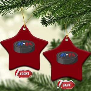 Funny Romance Hockey Lover Ceramic Ornament 24 81 Jersey Numbers Sport TS11 Print Your Wear