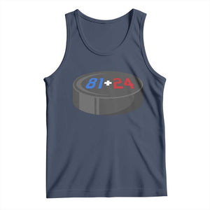 Funny Romance Hockey Lover Tank Top 24 81 Jersey Numbers Sport TS11 Navy Print Your Wear