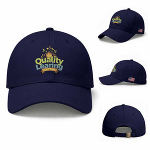 Funny Day Care Baseball Cap Minnesota Learing Center Learning School Quote TS11 Baseball Cap Universal Fit Dark Blue Print Your Wear