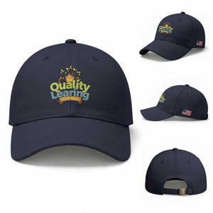 Funny Day Care Baseball Cap Minnesota Learing Center Learning School Quote TS11 Baseball Cap Universal Fit Navy Print Your Wear