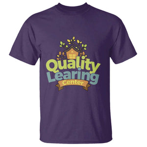 Funny Day Care T Shirt Quality Learing Center Learning School Quote TS11 Purple Print Your Wear