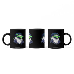 Vintage Hawk Graphic LX Cap Seattle Skyline Game Day Coffee Mug TS11 Print Your Wear