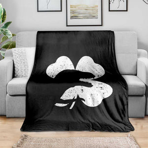 Funny St Patricks Day Dinosaur Shamrock Throw Blanket TS11 Print Your Wear