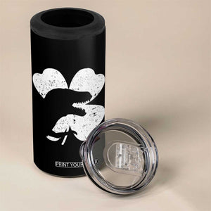 Funny St Patricks Day Dinosaur Shamrock 4 in 1 Can Cooler Tumbler TS11 Print Your Wear