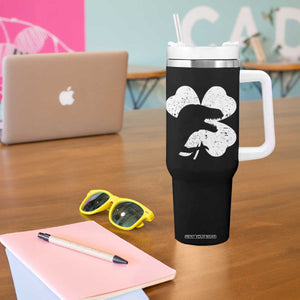 Funny St Patricks Day Dinosaur Shamrock Tumbler With Handle TS11 Print Your Wear