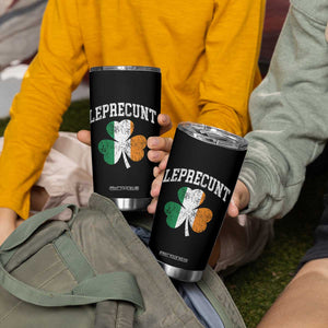 Funny Leprecunt St Patricks Day Tumbler Cup Vintage Irish Shamrock Adult Humor TS11 Print Your Wear