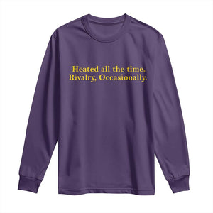 Funny Heated All The Time Rivalry Occasionally Long Sleeve Shirt LGBT Hockey Romance TS11 Purple Print Your Wear