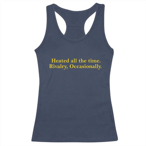 Funny Heated All The Time Rivalry Occasionally Racerback Tank Top LGBT Hockey Romance TS11 Navy Print Your Wear