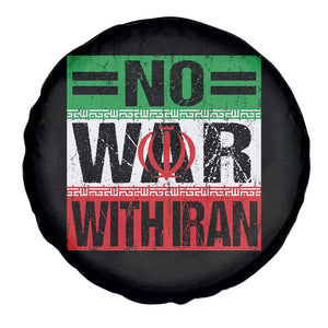 No War With Iran Spare Tire Cover Freedom For Iranians Vintage Iran Flag TS11 Print Your Wear
