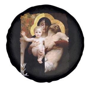 Jesus Christ and Mother Mary William Adolphe Bouguereau Art Spare Tire Cover TS11 Print Your Wear