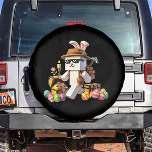 Funny Easter Day Bunny Miner Egg Video Game Spare Tire Cover TS11 No hole Black Print Your Wear