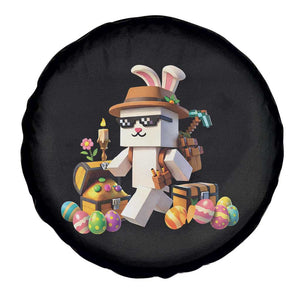 Funny Easter Day Bunny Miner Egg Video Game Spare Tire Cover TS11 Print Your Wear